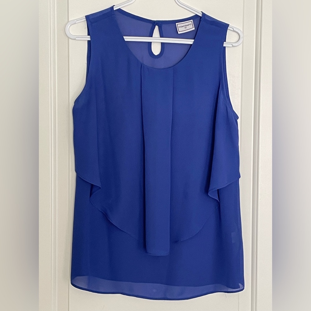 Vintage CONTEMPO sleeveless Blouse size 12